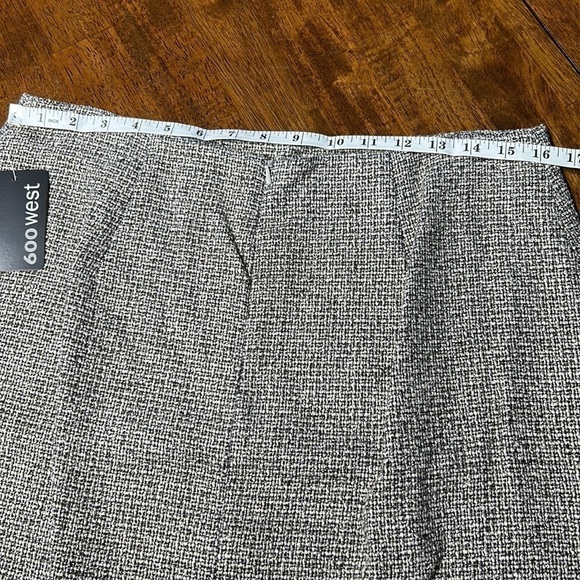 600 West 2 pc suit shimmer tweed with fringe blazer and skirt 3 sizes classic - Picture 15 of 17